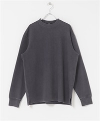 發熱機能褪色調空氣層上衣(藏青色-M-NAVY)