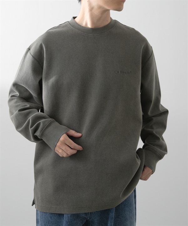 發熱機能褪色調空氣層上衣