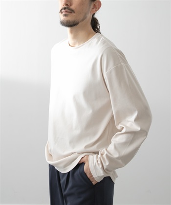 絲光加工棉質長袖上衣