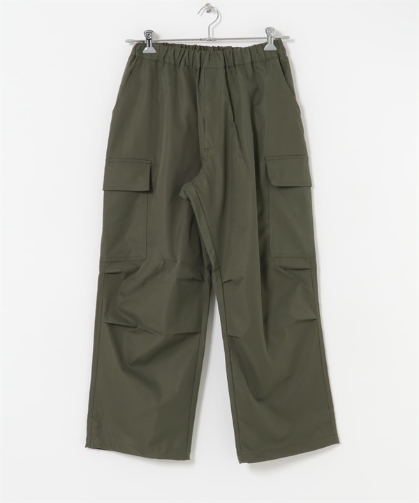 聚酯斜紋輕便工作褲(卡其綠-M-KHAKI)