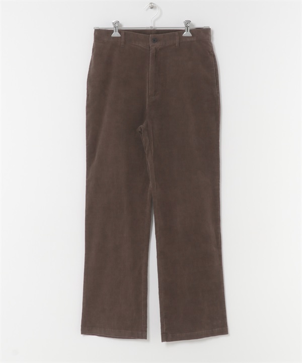 燈芯絨長褲(棕色-M-BROWN)
