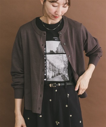 柔軟針織開襟衫