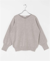 可機洗外接縫V領針織衫(淺灰色-FREE-LIGHT GRAY)