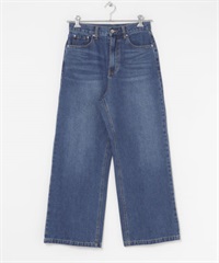 直筒牛仔褲(藍色-S-BLUE)