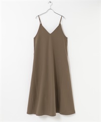 仿羊毛細肩帶洋裝(駝色-FREE-CAMEL)