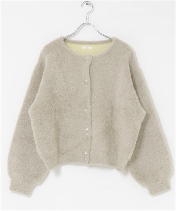 雙面針織開襟衫(膚色-FREE-BEIGE)