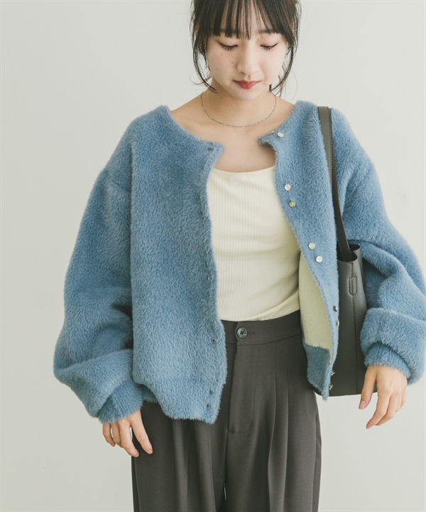 雙面針織開襟衫