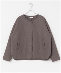 無領填充夾克(棕色-FREE-BROWN)