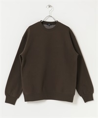 發熱機能裏起毛褪色調上衣(棕色-M-BROWN)