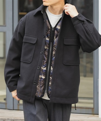 發熱針織麥爾登絎縫CPO夾克