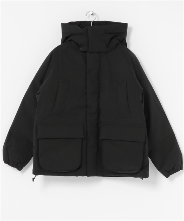 THERMOLITE 可拆式連帽填充外套(黑色-M-BLACK)