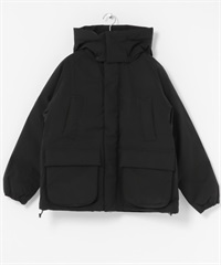 THERMOLITE 可拆式連帽填充外套(黑色-M-BLACK)