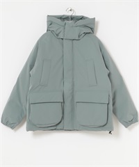 THERMOLITE 可拆式連帽填充外套(淺卡其綠-M-LIGHT KHAKI)