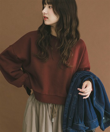 UR TECH 棉質裏起毛圓領休閒上衣