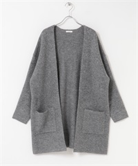 長版針織外套(灰色-FREE-GRAY)