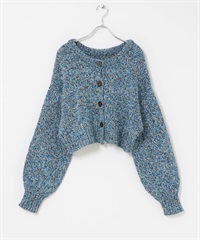 2WAY混色針織衫(藍色-FREE-BLUE)