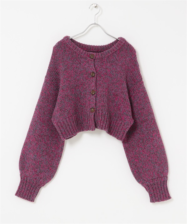 2WAY混色針織衫(粉紅色-FREE-PINK)