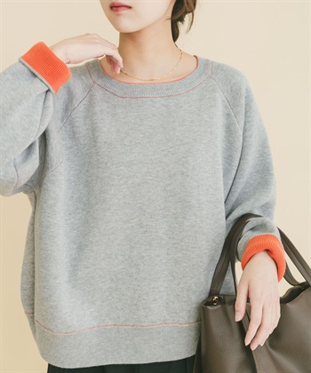 雙面穿連肩袖針織衫