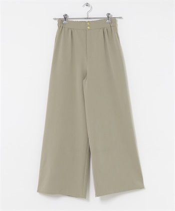 寬版輕便長褲(膚色-Free-BEIGE)