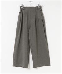 仿羊毛輕便長褲(炭灰色-FREE-CHARCOAL GRAY)