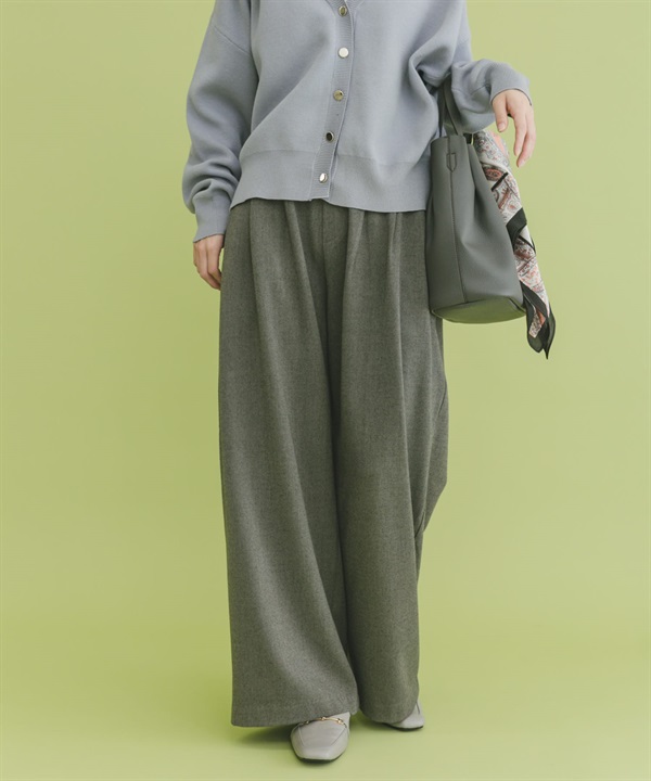 仿羊毛輕便長褲