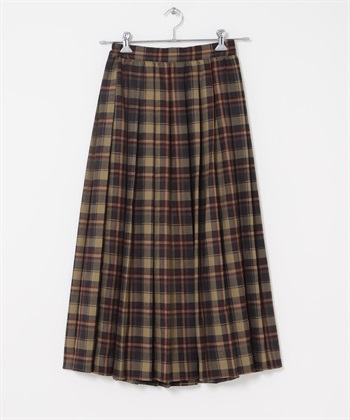 羅馬布直筒裙(棕色-FREE-其他棕色)