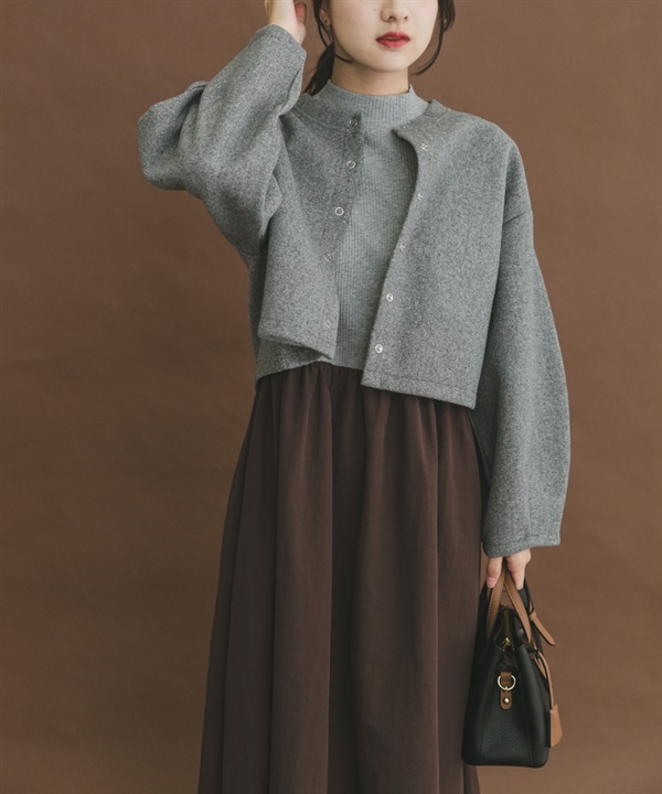 【成套組合】開襟衫 × 洋裝