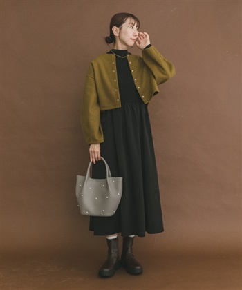 【成套組合】開襟衫 × 洋裝