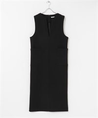 針織麥爾登背心裙(黑色-Free-BLACK)