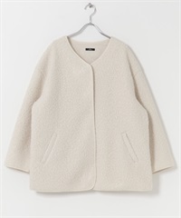 絨毛夾克(米色-FREE-OFF WHITE)