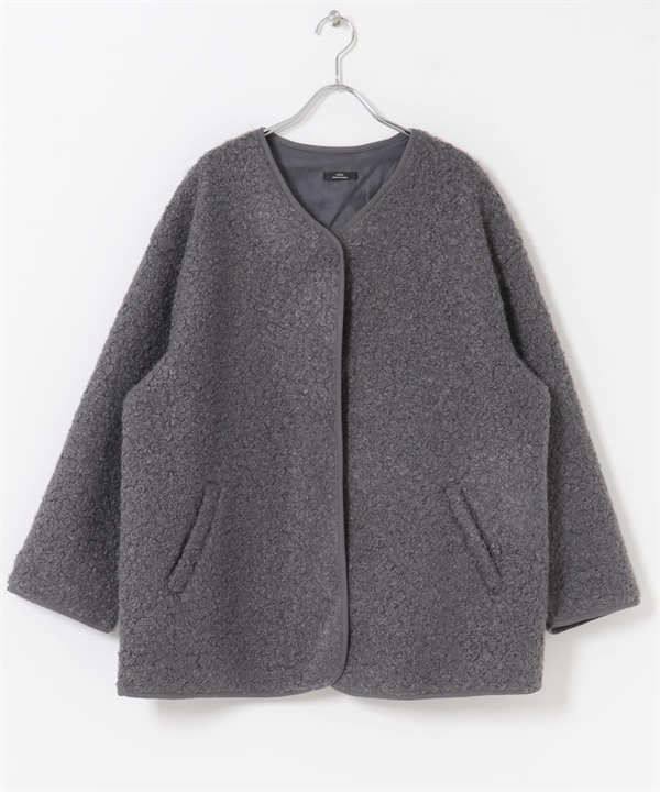 絨毛夾克(灰色-FREE-GRAY)