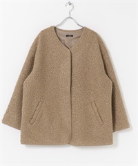 絨毛夾克(淺棕色-FREE-LIGHT BROWN)