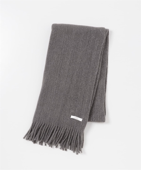 混金蔥柔軟圍巾(CHARCOAL GRAY-Free-CHARCOAL GRAY)