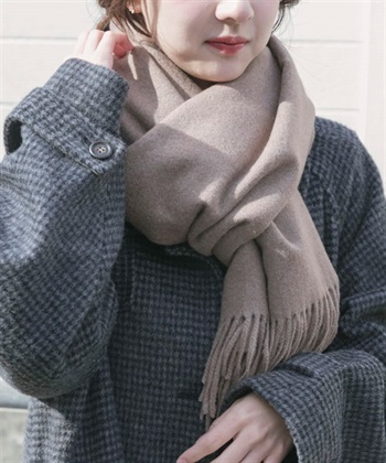 素面圍巾