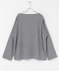肩部打褶套衫(灰色-one-其他灰色)