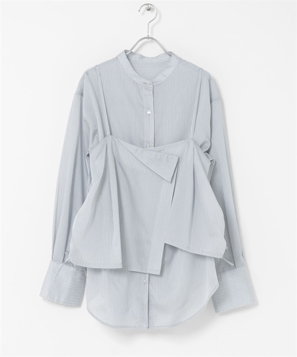 【成套組合】多穿法背心 x 襯衫(灰色-one-其他灰色)