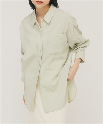 極簡寬版襯衫