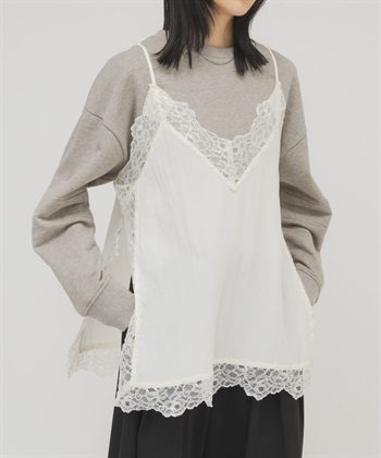 復古感蕾絲吊帶背心