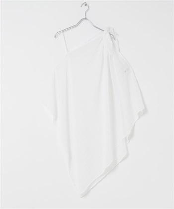 多穿法設計上衣(米色-one-OFF WHITE)