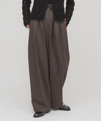 附腰帶西裝褲(可成套搭配)