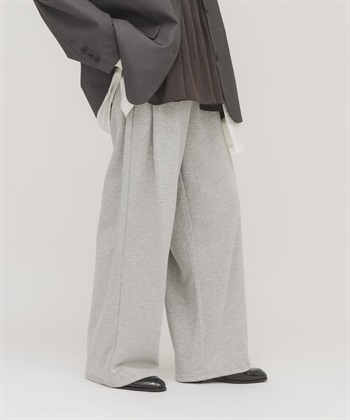 下擺抽繩休閒長褲