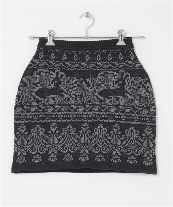 緹花針織裙(可成套搭配)(藏青色-one-NAVY)