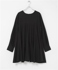2WAY分量感下擺迷你洋裝(黑色-one-BLACK)
