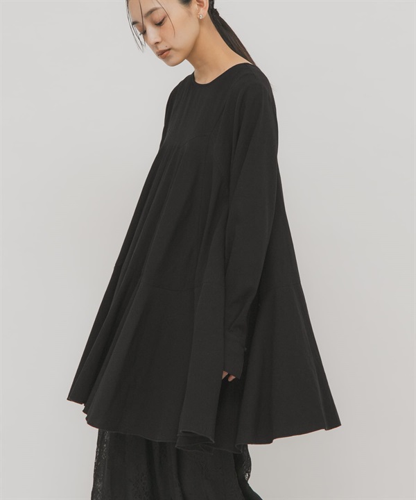 2WAY分量感下擺迷你洋裝