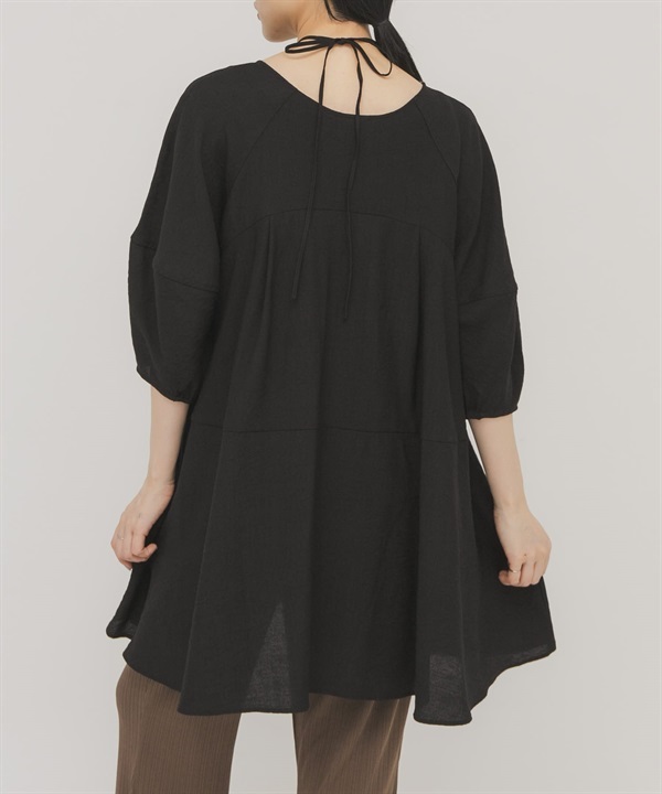 綁帶設計迷你洋裝