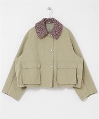 2WAY領片氣球夾克(米黃色-one-其他膚色)