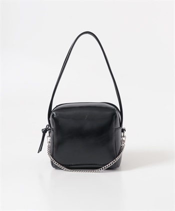 附鍊條方包(黑色-one-BLACK)