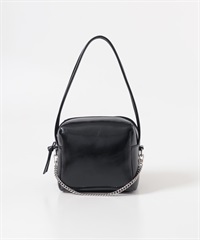 附鍊條方包(黑色-one-BLACK)