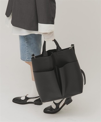 大口袋輕便托特包