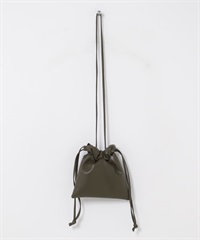 碎褶設計迷你包(卡其綠-one-KHAKI)